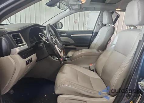 2017 Toyota Highlander Se from USA, damaged, VIN 5TDJZRFH6HS522247